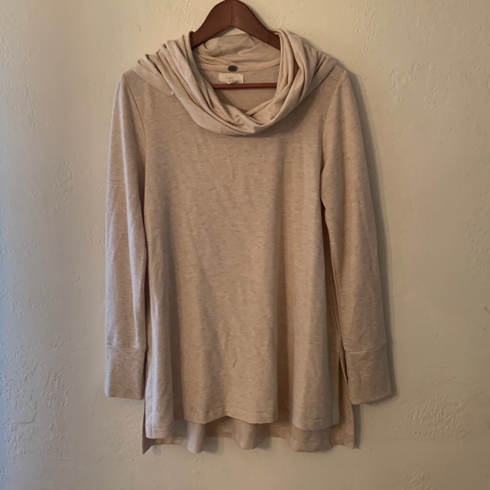 Cupio cowl neck knit tunic